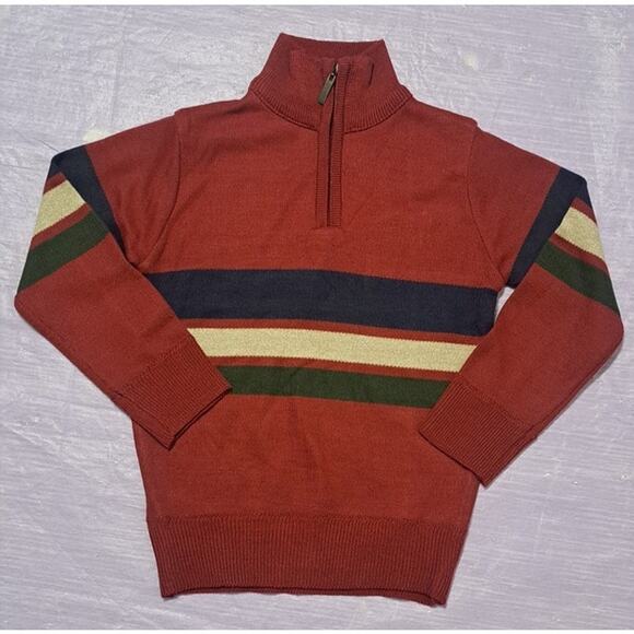 FAZE 1 Kids Quarter Zip Up Pullover Long Sleeve Sweater Size 4 - Picture 2 of 5